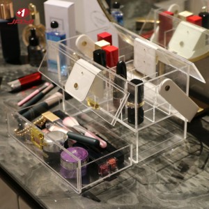 Caixa de armazenamento de maquiagem acrílica personalizada - JAYI