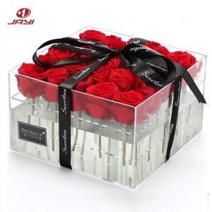 Custom Preserve Rose Acrylic Box Supplier |JAYI
