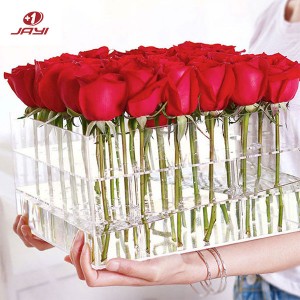 Excellent quality Clear Acrylic Box Factory - Custom Preserved Rose Acrylic Box Supplier | JAYI – JAYI