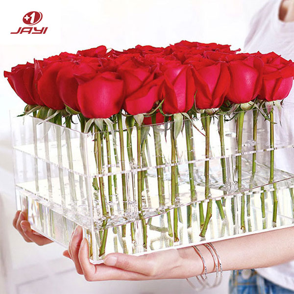 ספק קופסאות אקריליק ורדים משומרות בהתאמה אישית |תמונה מומלצת של JAYI