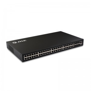 High Quality Unmanaged Fiber Ethernet Switch - 6*1G/10G SFP+ Slot+48*10/100/1000M Ethernet Port | Managed Fiber Ethernet Switch JHA-SW6048MGH – JHA