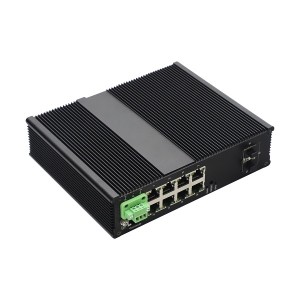 8 10/100/1000TX PoE/PoE+ And 4 1G/10G SFP+ Slot | Managed Industrial PoE Switch JHA-MIWS4G08HP