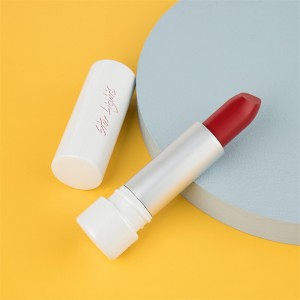 Customized plizyè koulè prive etikèt pèl Shimmer Lipstick