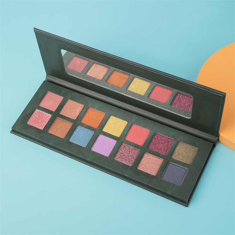 Highly Pigmented Professional Formulation 14 Color Eye Shadow Palette Featured Image