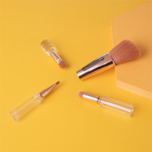 Pinceau de maquillage blush portable 4 en 1