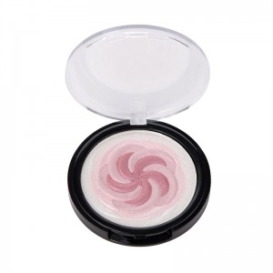 OEM Private label 2 in 1 Waterproof Highlighter Blush Palette