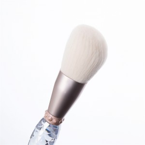 6PCS Plastic Gradient Handle Professional cosmetic Makeup Brush Set