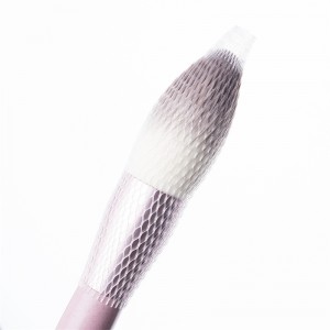 9PCS Fa'ailoga Tuma'oti Si'osi'omaga Eco-friendly Light Pink Makeup Brushes