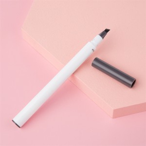 Commerce de gros crayon à sourcils imperméable à l'eau de marque privée logo crayon à sourcils mince