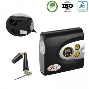 11997, Digital Air Compressor with Light, Pre-setting and automatic stop