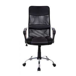 OEM High Quality Office Chairs For Heavy People Factory –  Chair Metal Frame Backrest Stool Coffee Chair Mesh Part Black Aluminum Chair Frame – ANJI JIFANG