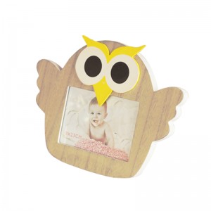 4×4 otroški okvir za slike, lesen okvir za fotografije v obliki žabe, namizni okvir za fotografije za dojenčke, otroke