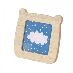 3.5×3.5inch Launi Wooden Baby Funny Frame