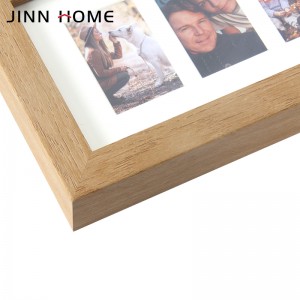 10 Slots Wooden Color Collage Picture Frame