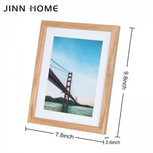 Natural Wooden 8x10inch A4 Display Photo Frame