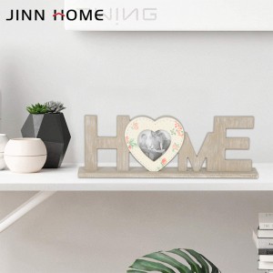 Jinn Home HOME Letreros de letras de madera Bloques Decoración de mesa