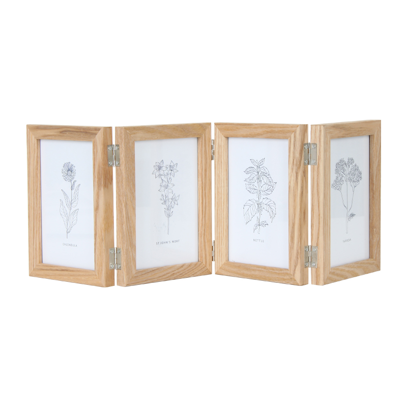 Група рамки за картини 4-4x6 инча със сгъваема панта