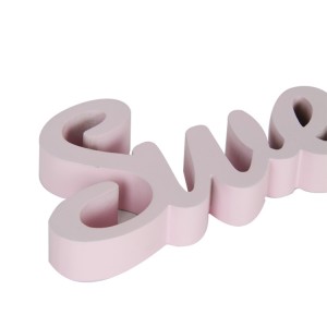 SWEET Decorative Wooden Block Word Signs