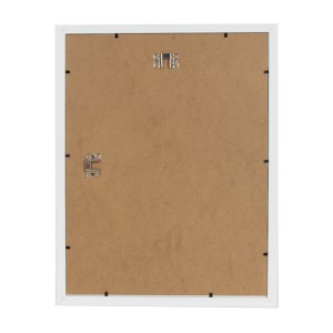 Wit fotorame vir muur- en tafelbladskerm-8×10-fotoraam vir foto's 5×7 met mat of sonder mat