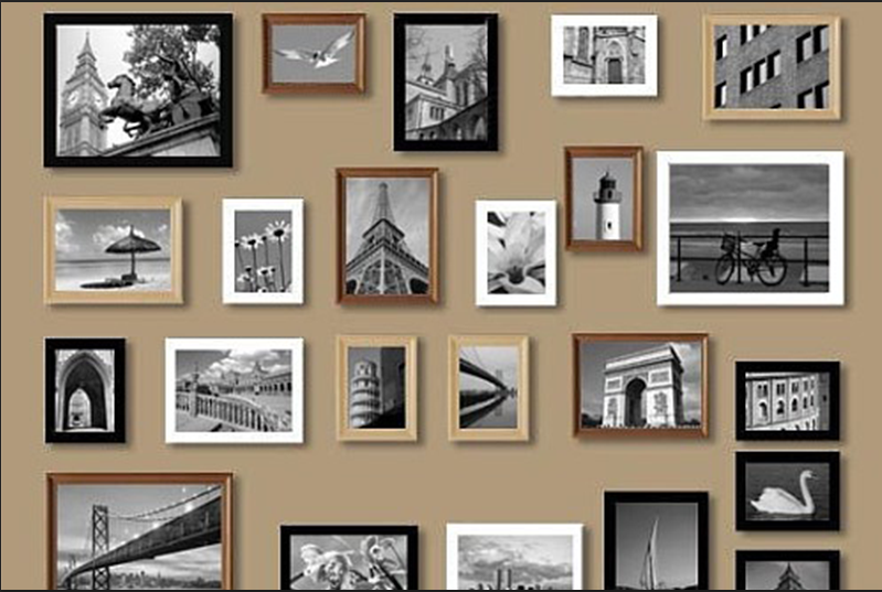 2022 Bingkai foto dekorasi njero ruangan tren populer