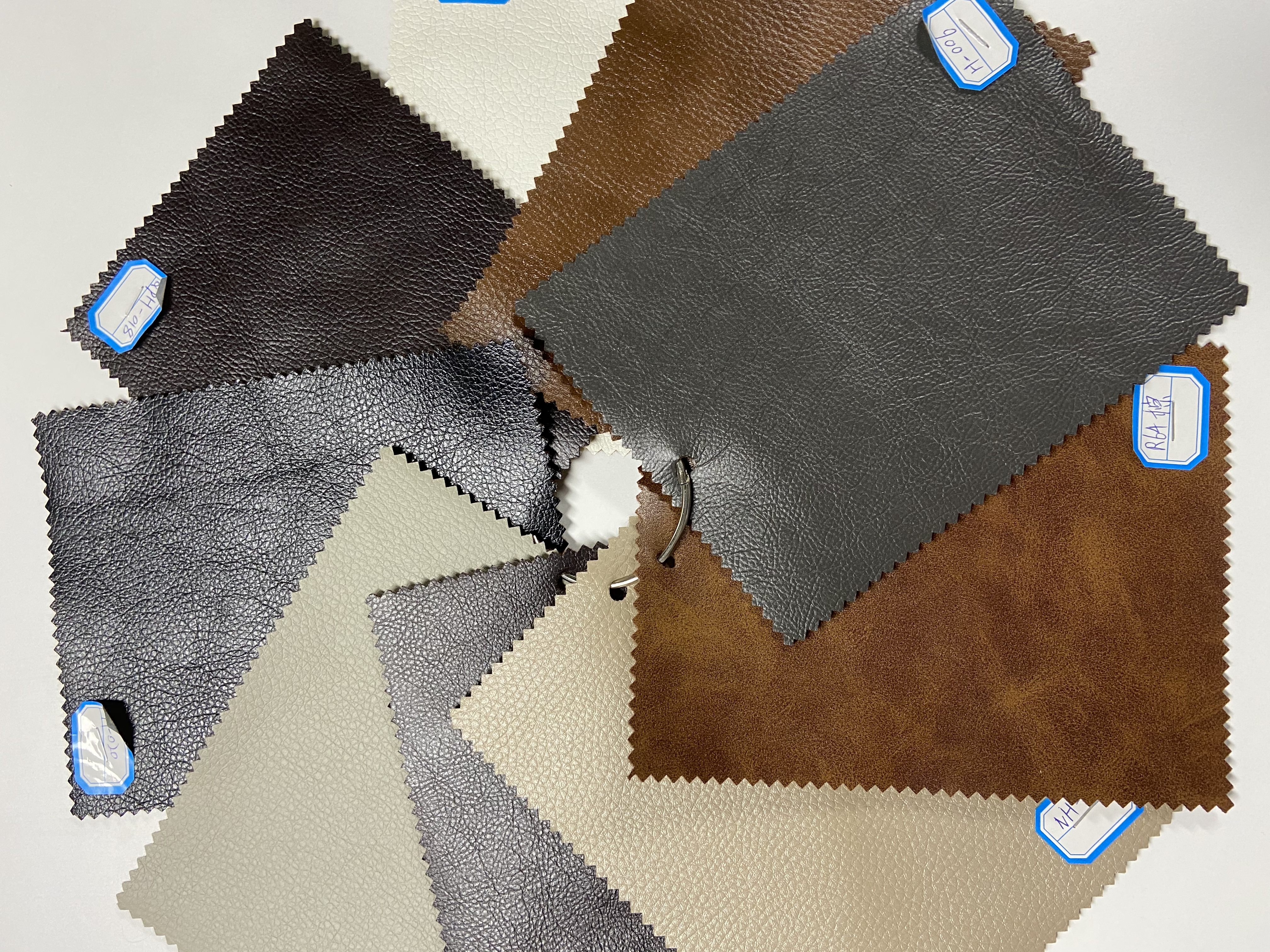 JKY furniture supplies all kinds of material fabric color swatches for your option
