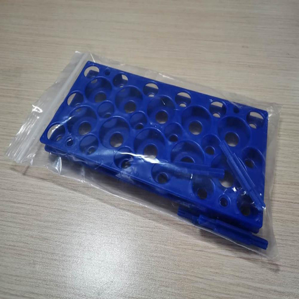 Лабораторна пластмасова многофункционална поставка за епруветки за еднократна употреба