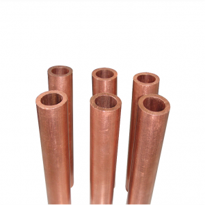 Tubo de cobre recto ASTM C10100 C10200 / Tubo de cobre