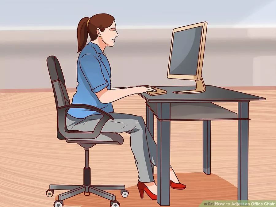 Como axustar unha cadeira de oficina