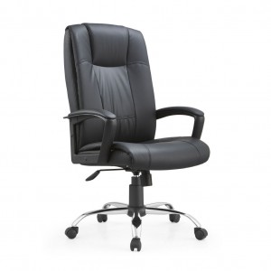 Дешевое кресло Amazon для домашнего офиса из черной кожи