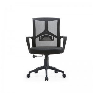 Лучший дешевый поворотный офисный стул со средней спинкой и сеткой для дома в продаже