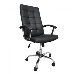 La millor cadira d'oficina de cap de cuir PU giratòria executiva moderna barata