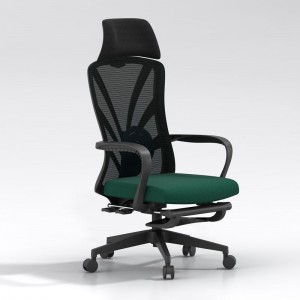 Najlepsze nowoczesne ergonomiczne i wygodne krzesło biurowe z podnóżkiem