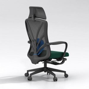 Լավագույն ժամանակակից Էրգոնոմիկ հարմարավետ նպատակային գրասենյակային աթոռ՝ ոտքի հենարանով