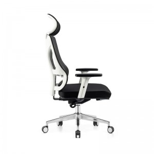 فيڪٽري فراهم ڪئي نئين Backrest Swivel Fabric Mesh Office Chairs