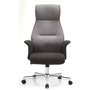 High Back Elegant Executive Leather Fabric Boss Office Chair