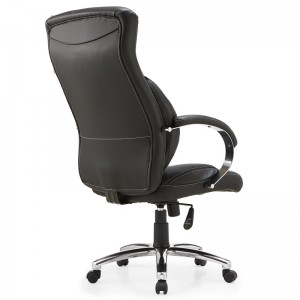 High Back Black Ergonomic Boss Leather PU Office Chair
