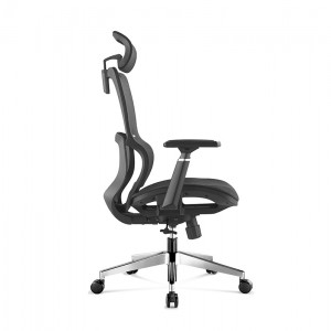 A megliu sedia di scrivania d'uffiziu alta ergonomica in rete cù braccia 3D