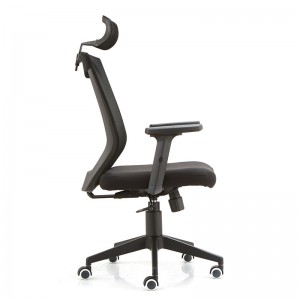 Најудобна канцелариска фотелја за компјутерски менаџер со висок грб со потпирач за глава