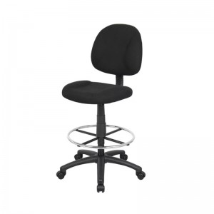 Современный представительский поворотный тканевый офисный стул для рисования без подлокотников