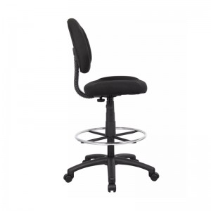 Современный представительский поворотный тканевый офисный стул для рисования без подлокотников