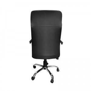 Black Ergonomic Executive Leather Swivel Staff Office Task Chair