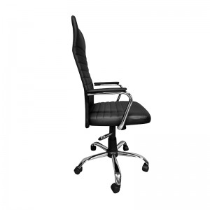 Factory Supply High back Boss Desk Executive Μαύρη δερμάτινη καρέκλα γραφείου