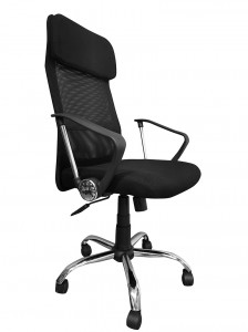 Protector de chan para cadeira de oficina de apoio lumbar do executivo de respaldo alto