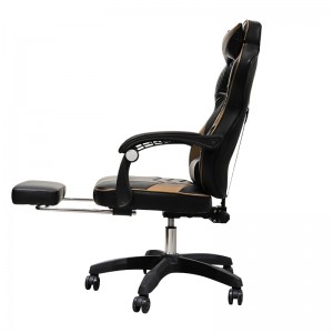 China High Back Leather Ergonomic Wholesale Home Computer Gaming Chair With Footrest