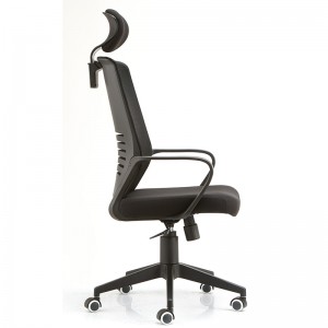 Добра, једноставна канцеларијска столица са високим наслоном и наслоном за главу
