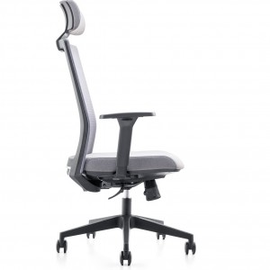 High Back Professional China OEM Ergonomic Mesh Office Chair with headrest