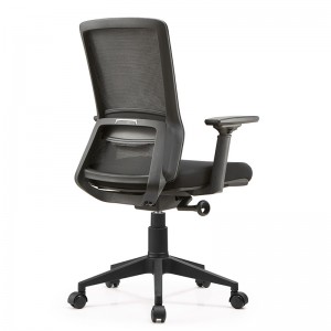 Cadeira de oficina reclinable ergonómica e moderna de alta calidade con brazos 3D