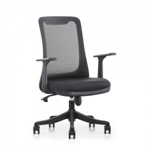 Meilleur prix de gros de style moderne abordable chaise de bureau réglable en maille à dossier moyen