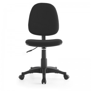 Reguliuojama pasukama namų biuro darbo kėdė be rankų vidurio nugaros