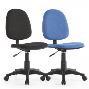 OEM China 2022 Black Armless Swivel Fabric Office Chair